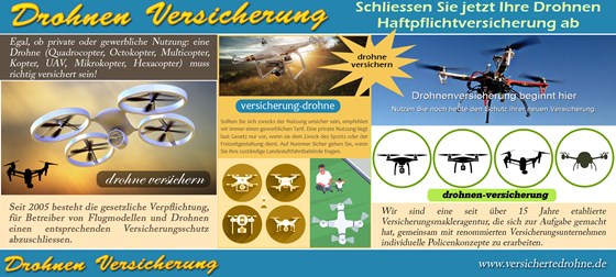 Versicherung: drohne versichern